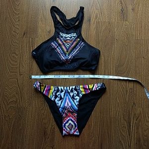 SALE! NWOT Halter Tribal design 2 pc swimsuit NWOT